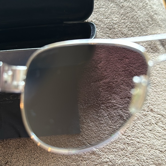 Coach aviator sunglasses lens cloth/case. There are a few scratches on lens. - Picture 5 of 9